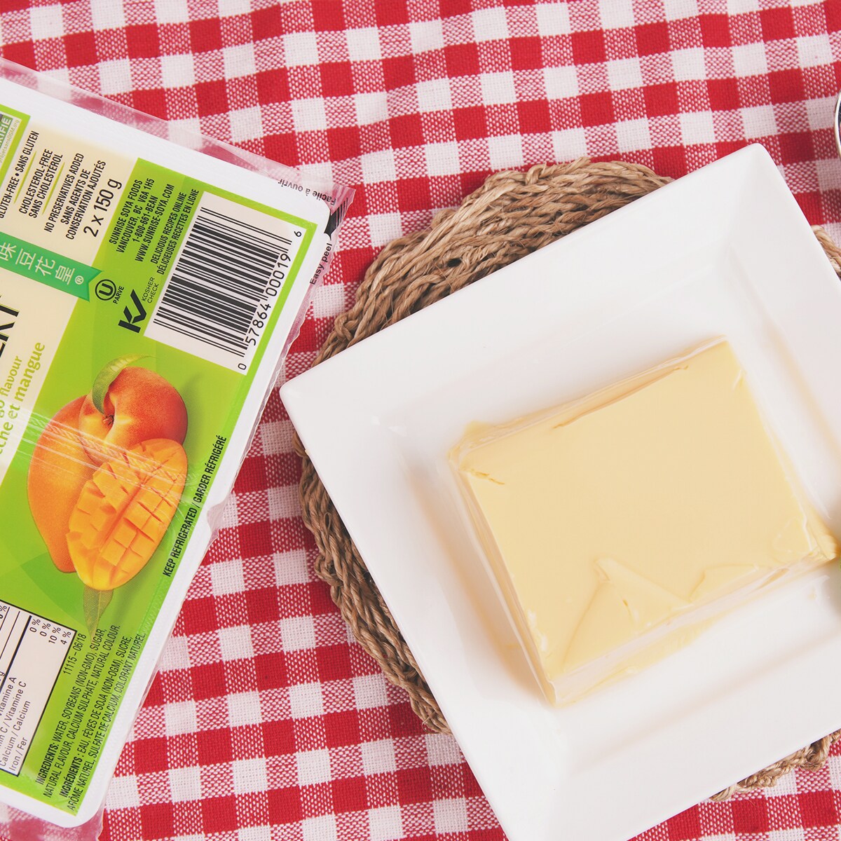 Sunrise Peach Mango Flavoured Tofu Dessert (150gx2) | T&T Supermarket