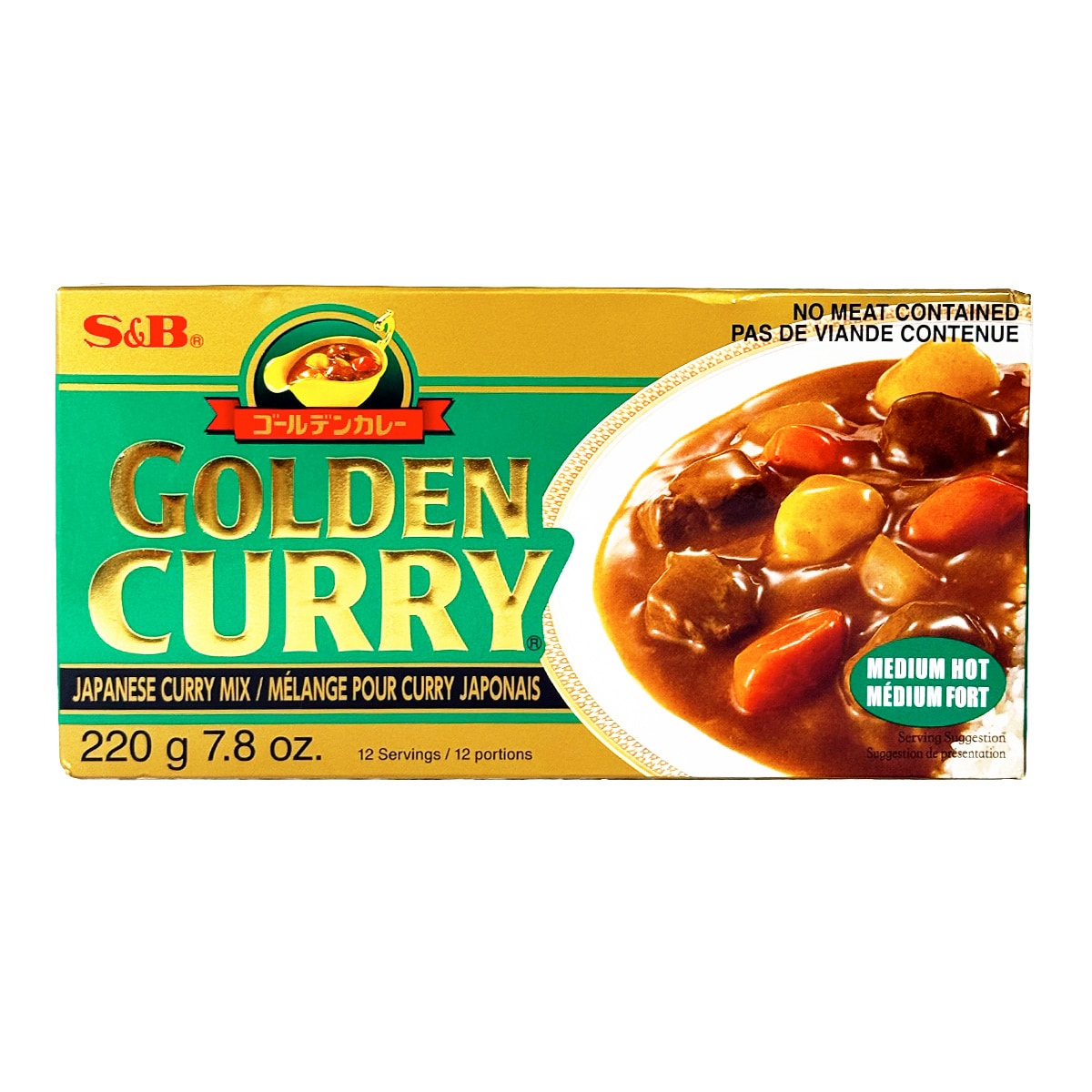 S&B Mild Hot Golden Curry (220g) T&T Supermarket