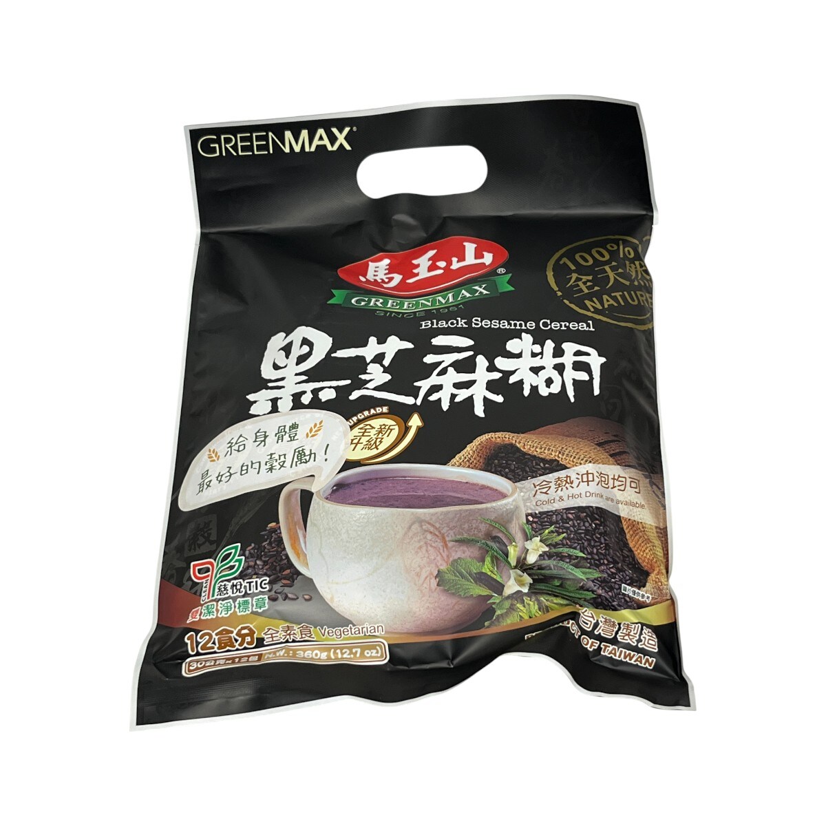 Greenmax Black Sesame Cereal (360g)