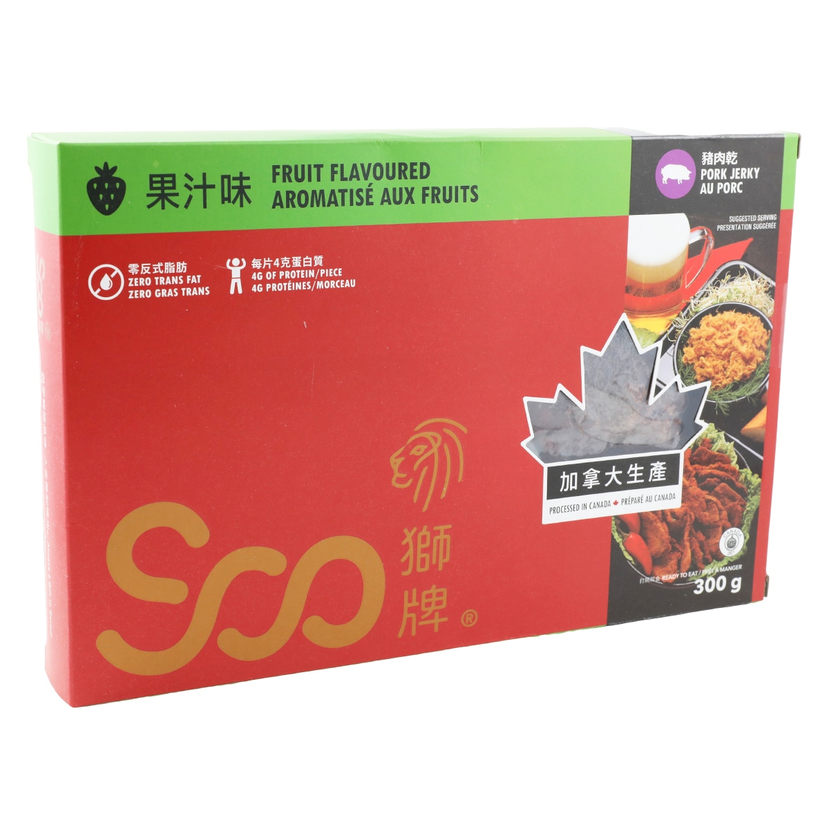 syu皮300g✖︎4細切れ300g✖︎4ふりかけ粗め200g Soo Fruit Pork Jerky (300g) | T&T Supermarket