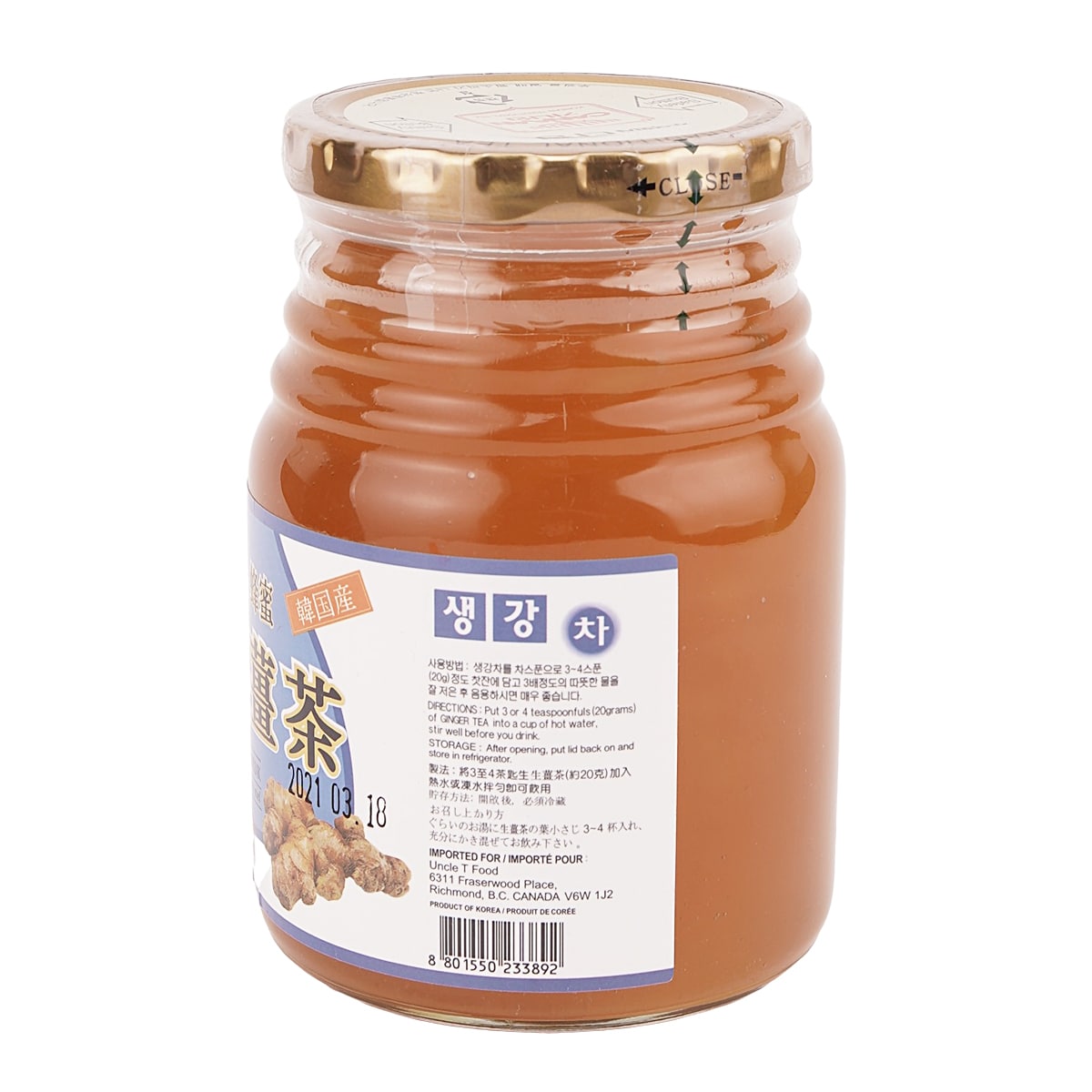 Canaan Ginger Tea 580g ｜ T&T Supermarché