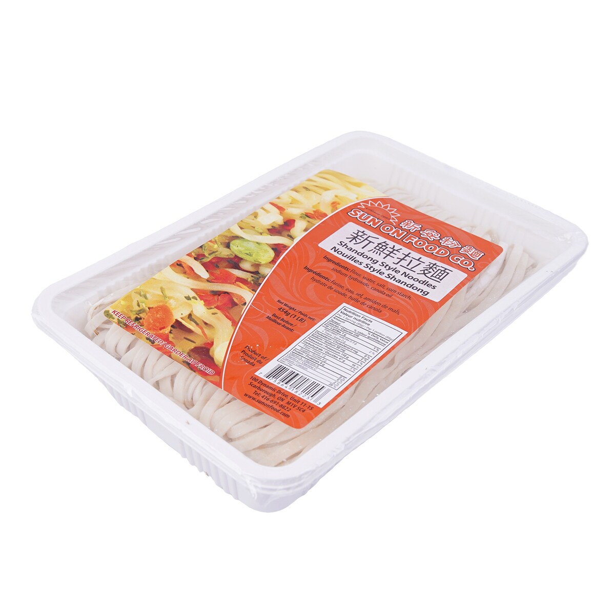 新安新鲜拉面-扁(454g) ｜ 大统华超级市场