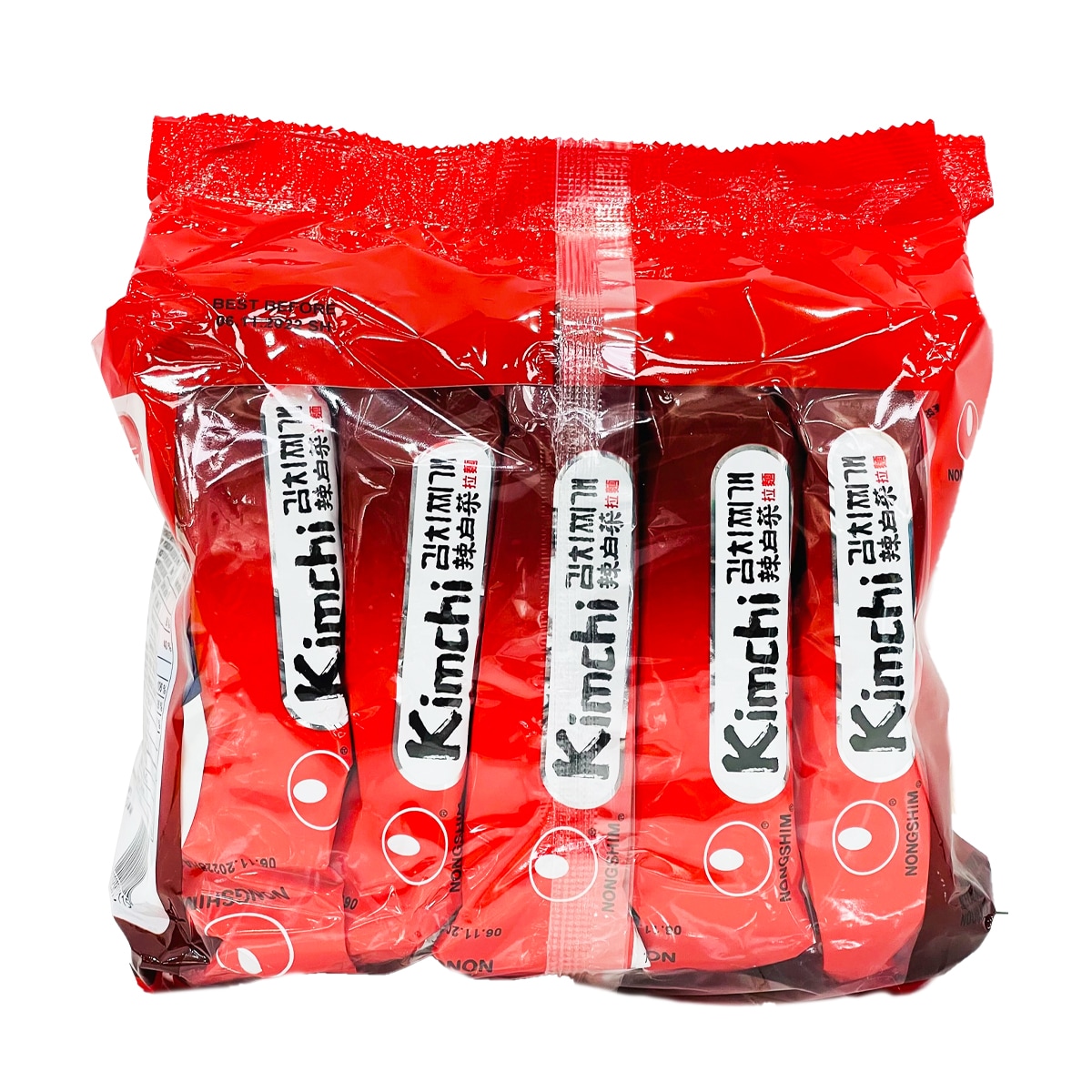 农心辣白菜拉面(120gx5)