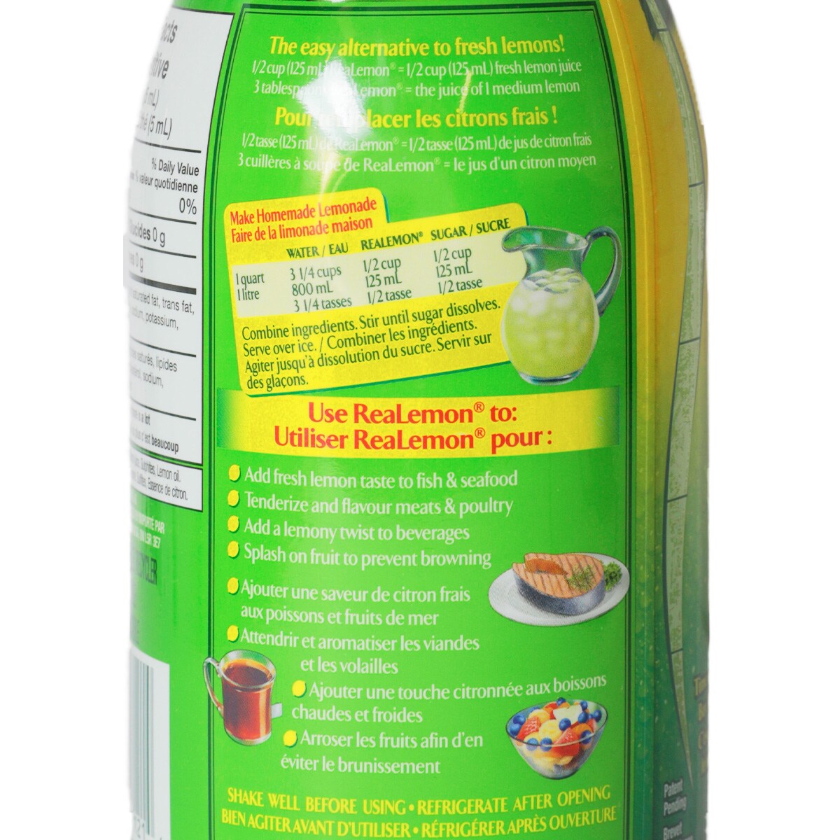 Realemon Lemon Juice Plastic (945ml) | T&T Supermarket
