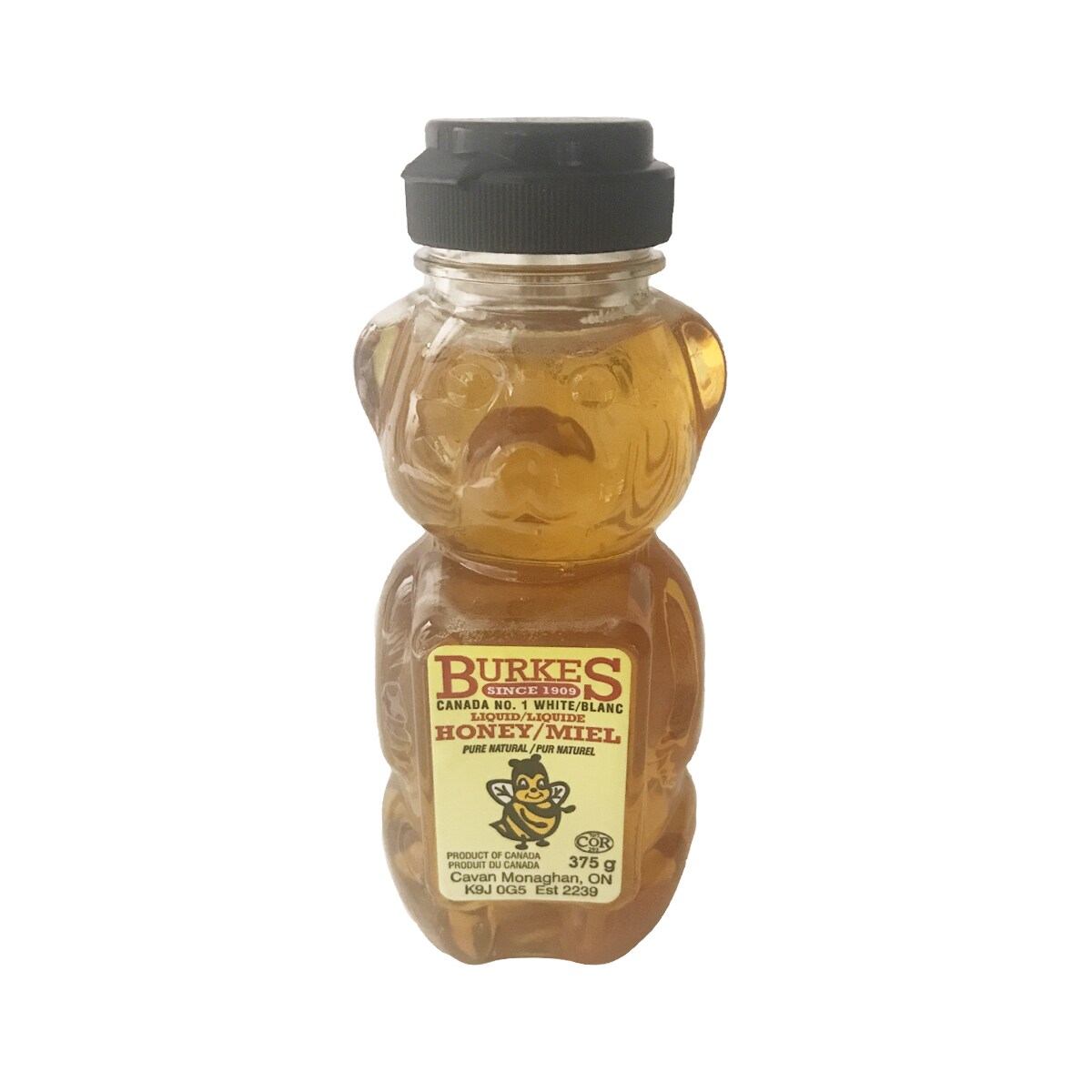 Honey①.④.①⑤.大、中、各5個②.⑤.⑩大各2個 Burkes Honey Miel (375g) ｜ 大統華超級市場