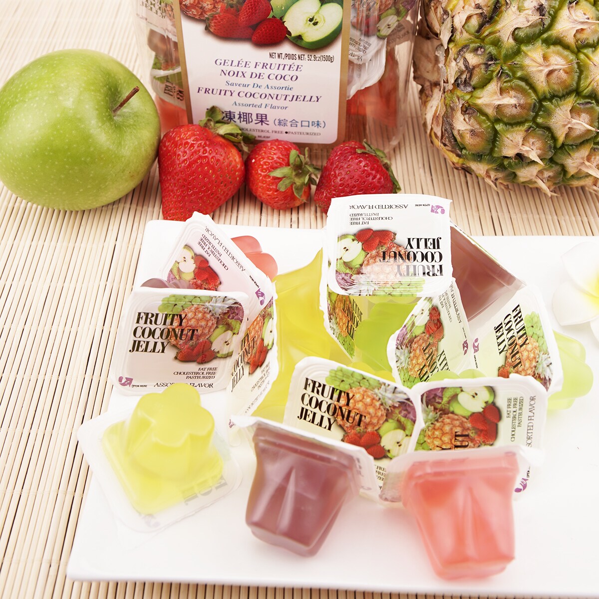 Triko Fruity Coconut Jelly - Assorted flavour (1500g) ｜ 大統華