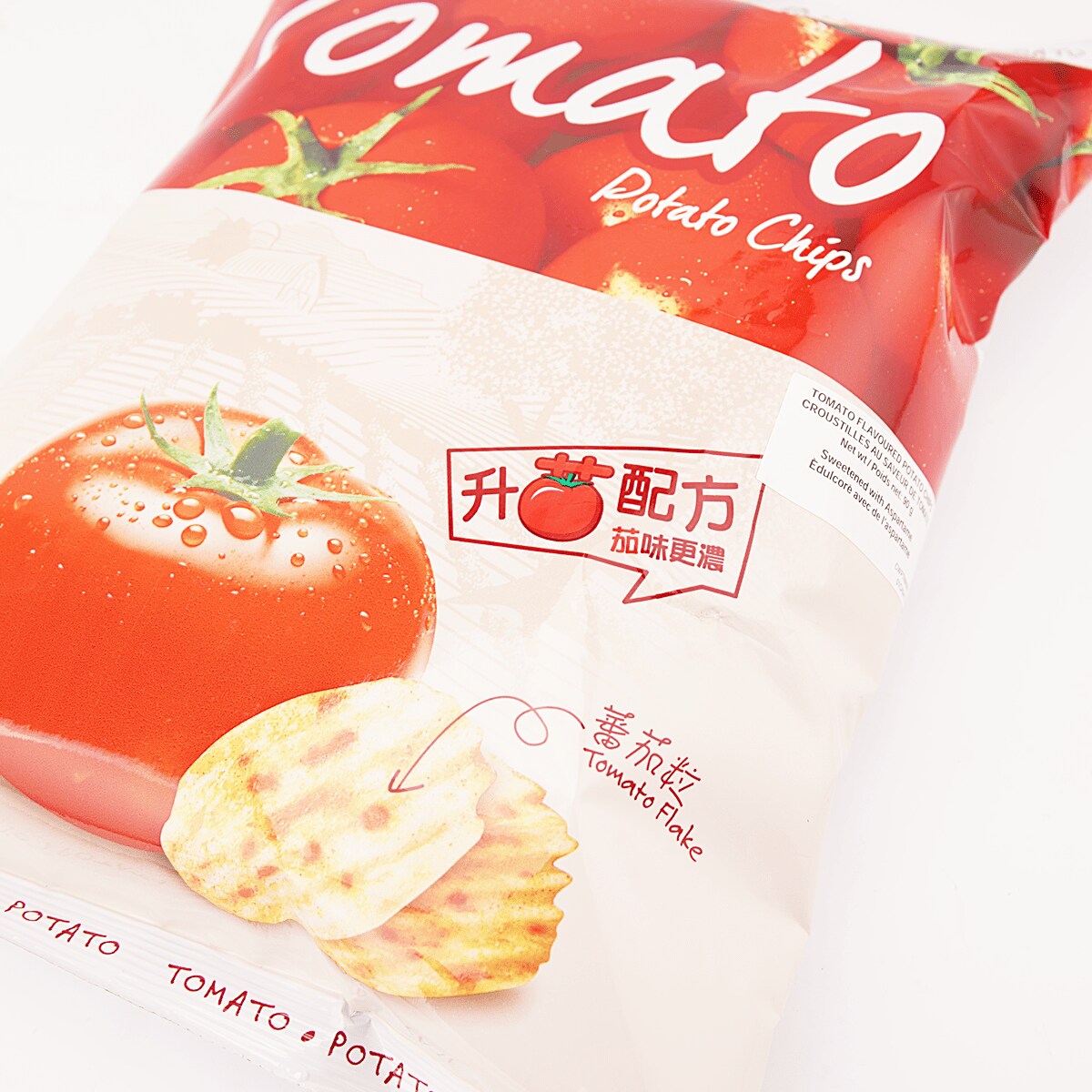 食糧補充/Stock Up 英語版 4枚 Calbee Tomato Flavour Potato Chips 55g | 大統華超級市場