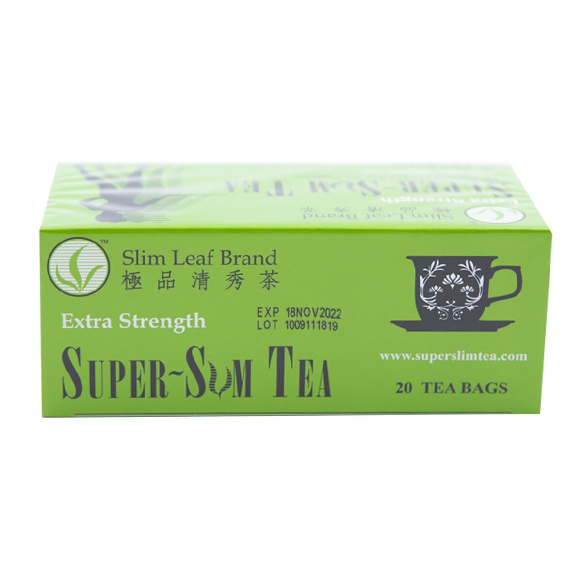 China Slim Tea Super Herbal Tea - Caffeine Free, 20 Tea Bags, 1.76 Oz 12 thumbnail image