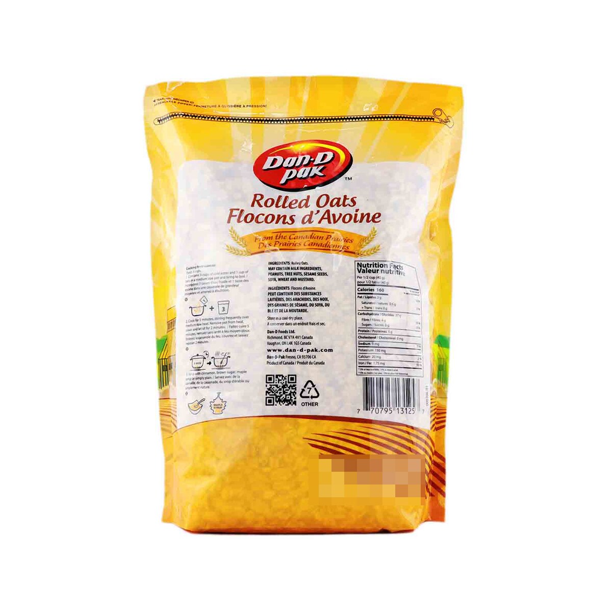 Dan-D Pak Rolled Oats (1kg) ｜ 大統華超級市場