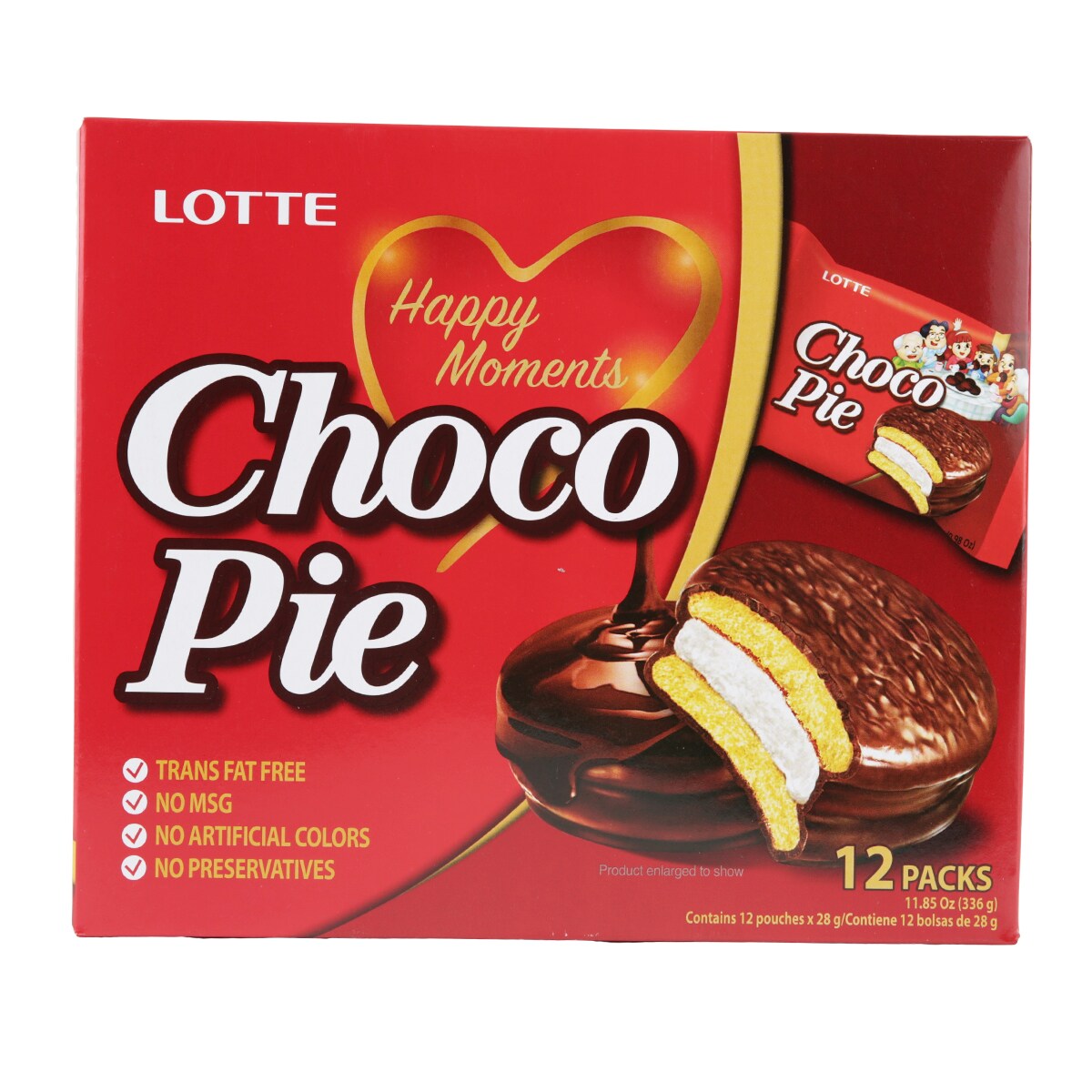 チョココロ Lotte Choco Pie (28gx12) | T&T Supermarché
