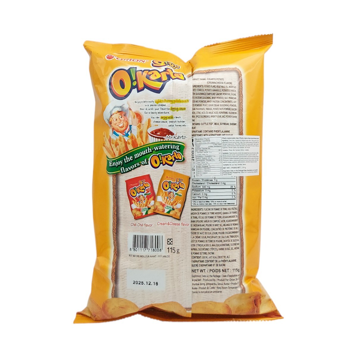 Orion Okarto-Regular (115g) | T&T Supermarket