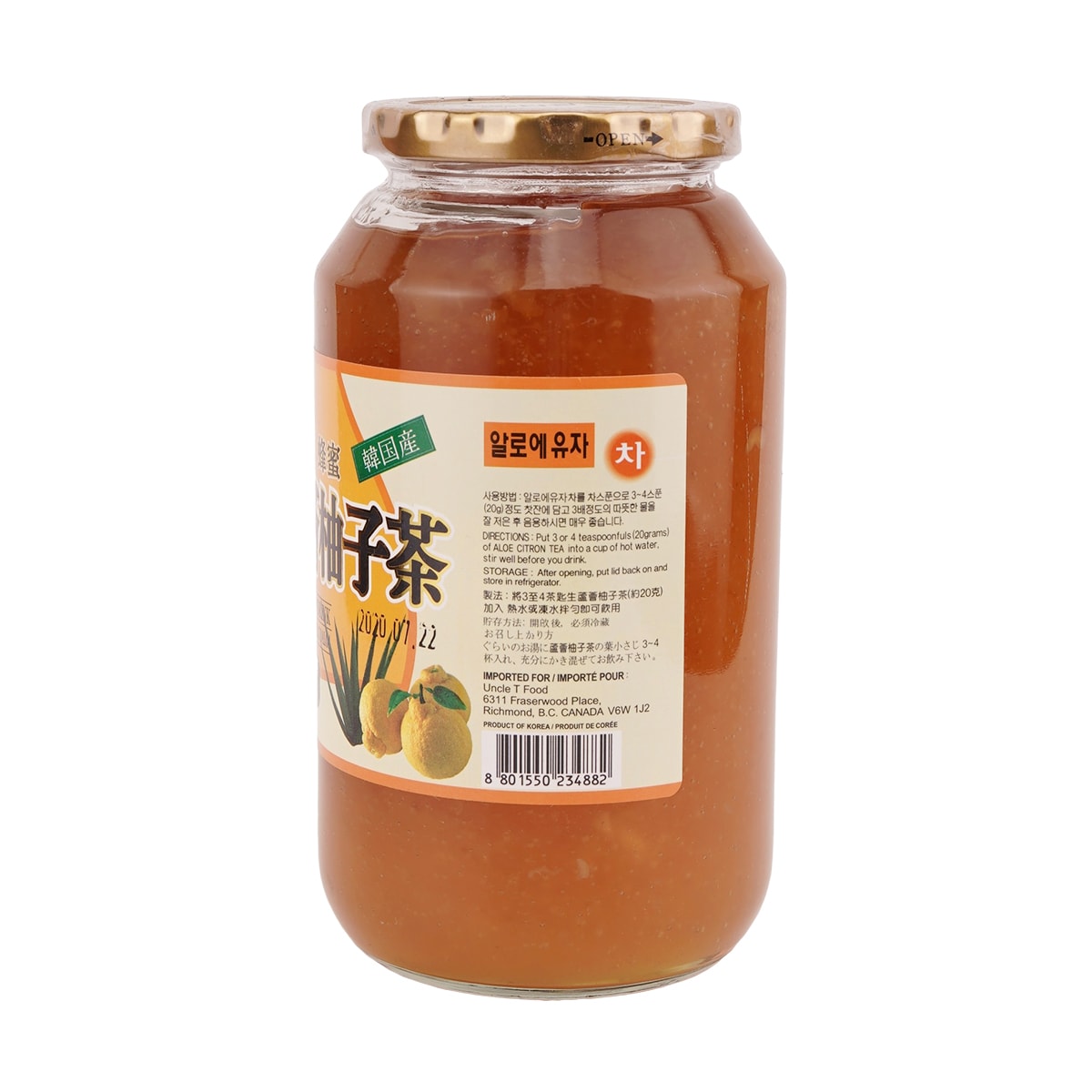 Canaan Aloe Citron Drink (1kg) ｜ 大統華超級市場