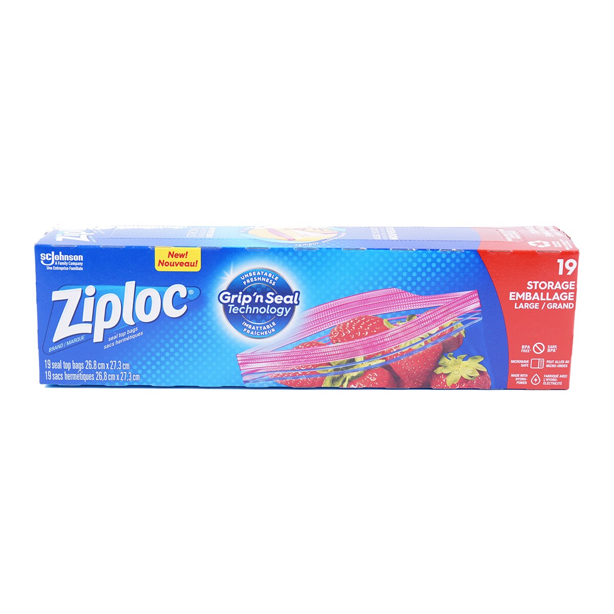 Ziploc Storage Large 19s ｜ 大統華超級市場