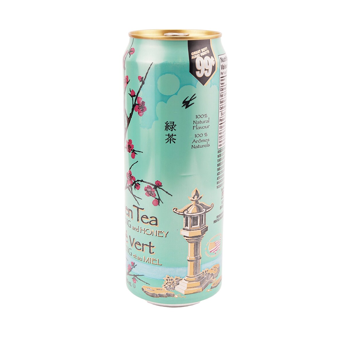 阿里桑娜綠茶(680mL) ｜ 大统华超级市场