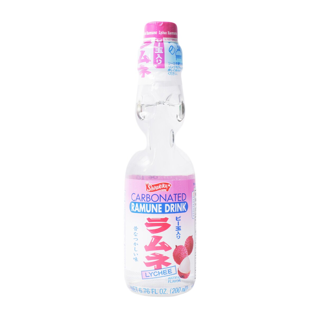Shirakiku Carbonated Lychee Ramune Drink (200mL) | T&T Supermarket