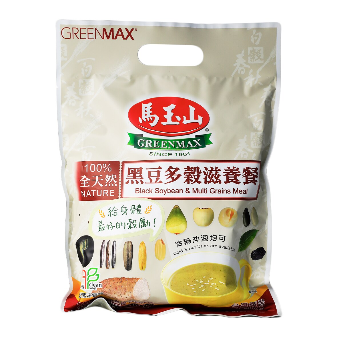 Greenmax Black Bean & Whole Grains Meal (30gx14pcs) ｜ 大统华超级市场