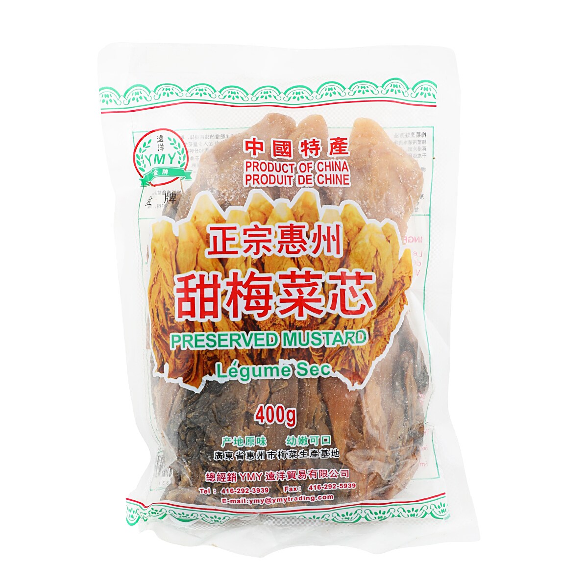Ymy Dried Vegetable-Sweet 400g ｜ T&T Supermarché