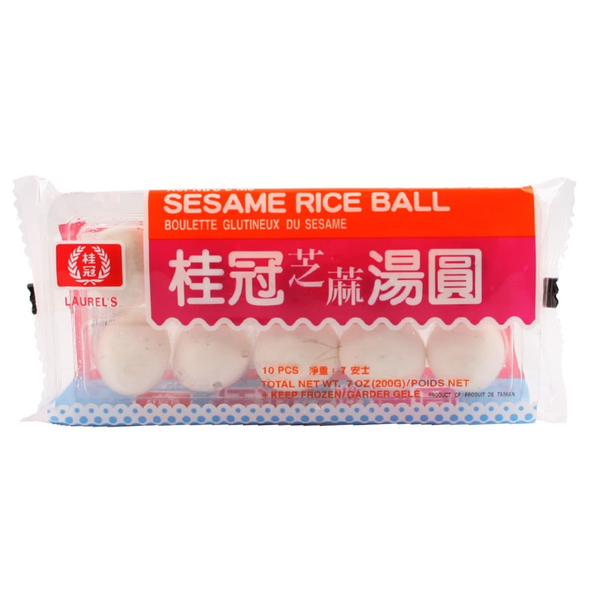 rice ball様② Laurel's Black Sesame Sticky Rice Balls (200g)