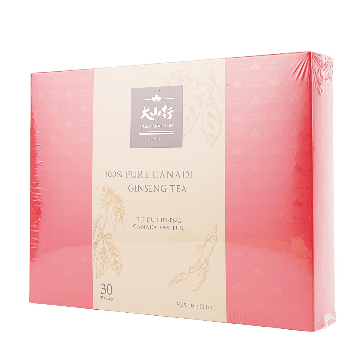 華♚華 Great Mountain Ginseng Tea Bags (30s) ｜ 大統華超級市場