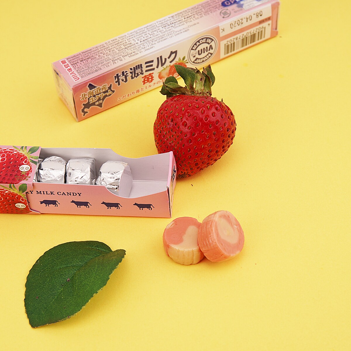 Uha Strawberry Milk Candy 40g ｜ 大统华超级市场