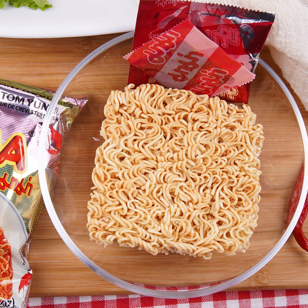 Mama Tom Yum Shrimp Instant Noodles (60gx5) ｜ T&T Supermarché