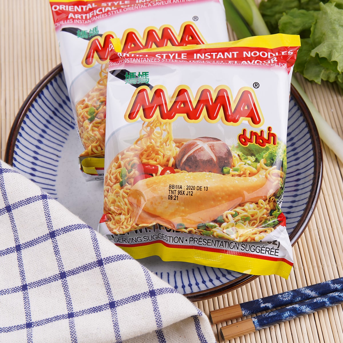 Mama Chicken Instant Noodles (55gx5) ｜ 大统华超级市场