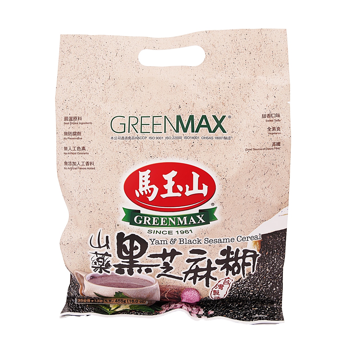 Greenmax Yamiblack Sesame Cereal (35gx13pcs) | T&T Supermarket