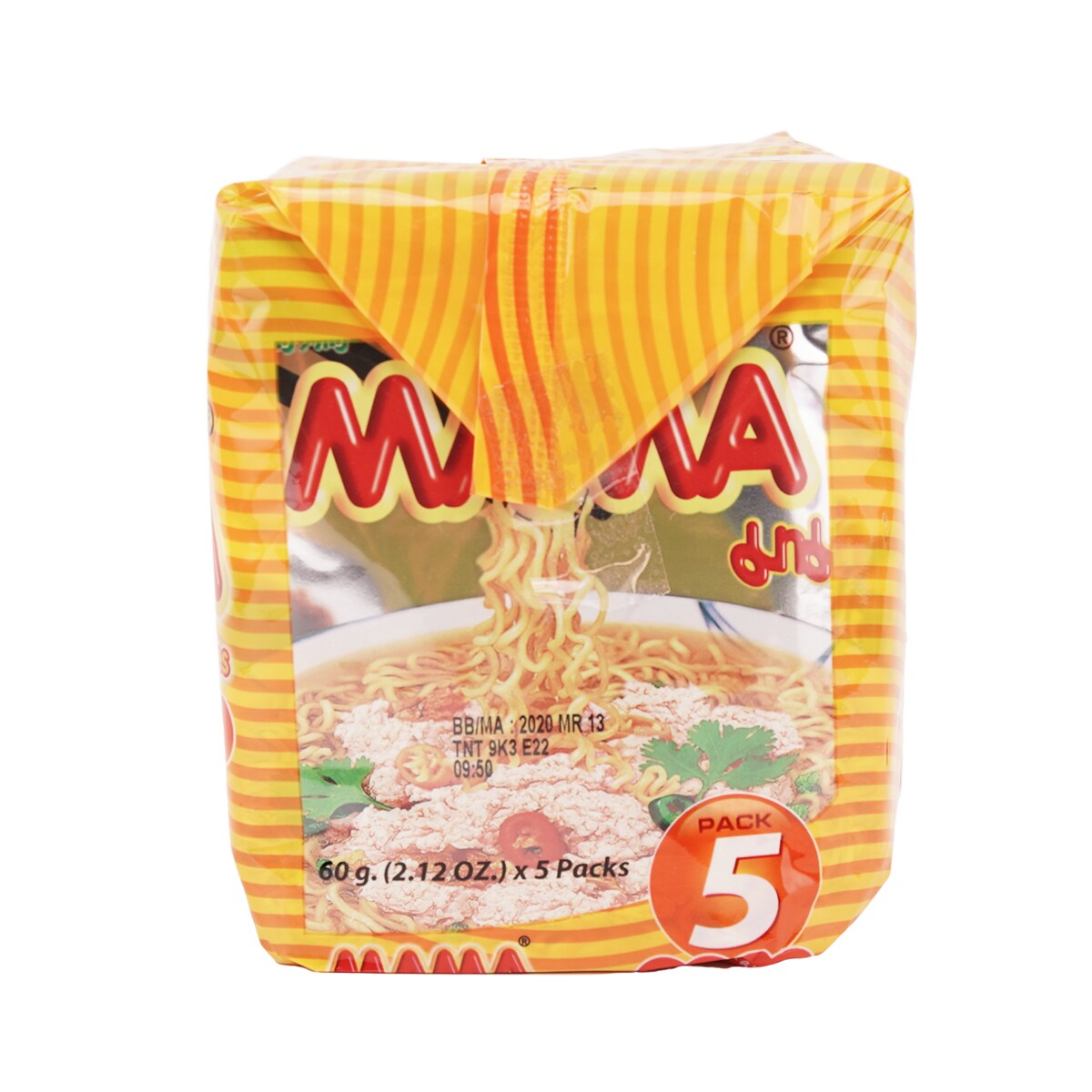 Mama Pork Instant Noodles (60gx5) ｜ 大統華超級市場