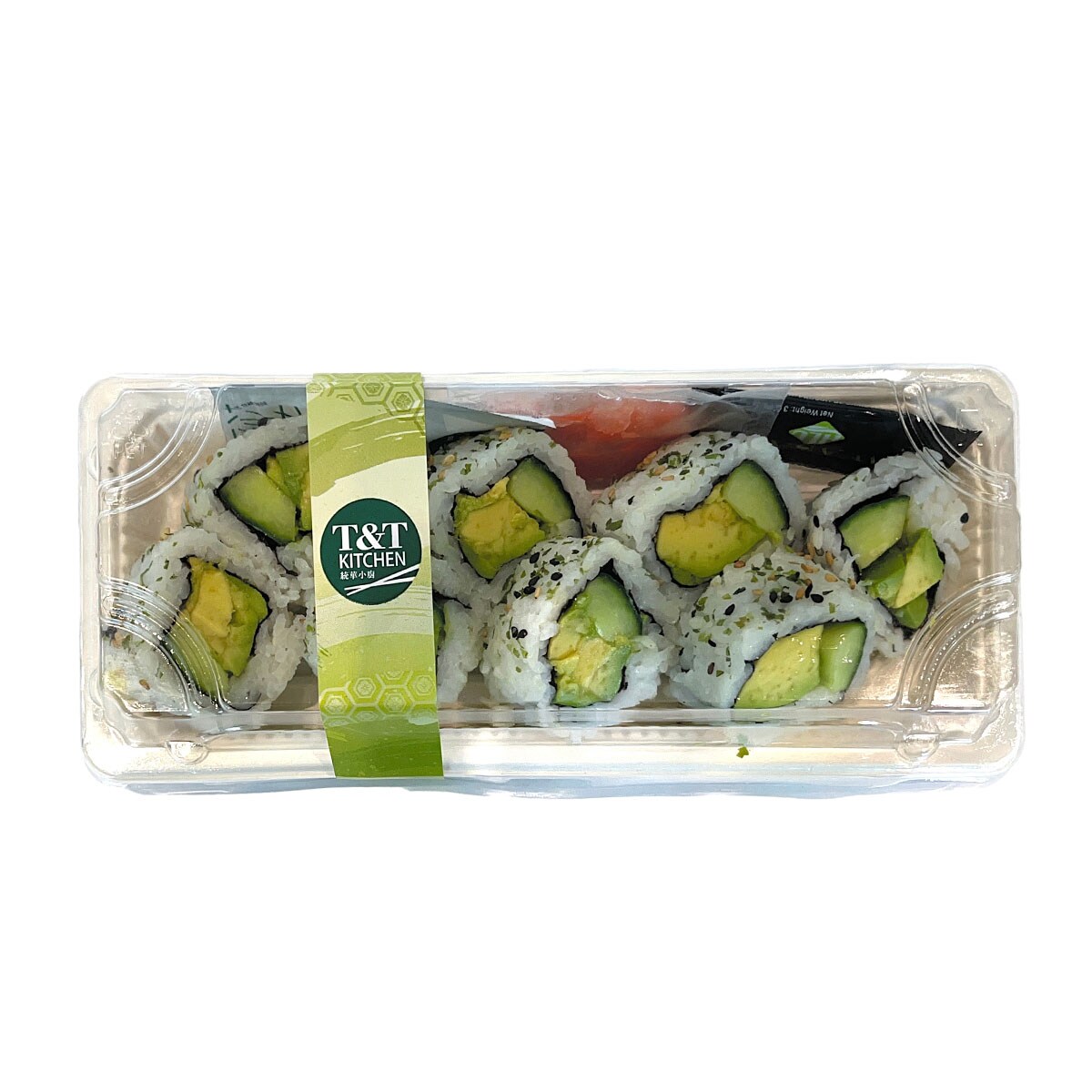T&T Kitchen Cucumber Avocado Sushi Roll ｜ 大統華超級市場