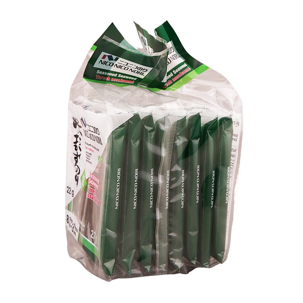 Nico 8Pks Seasoned Seaweed 21.6g ｜ 大统华超级市场