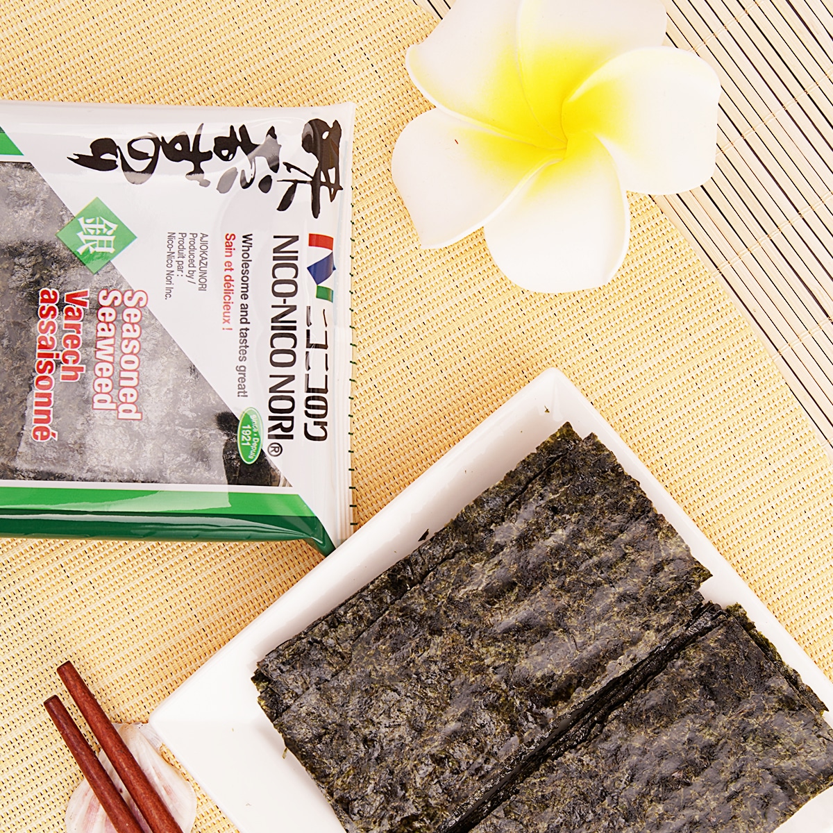 Nico 8Pks Seasoned Seaweed 21.6g ｜ 大统华超级市场