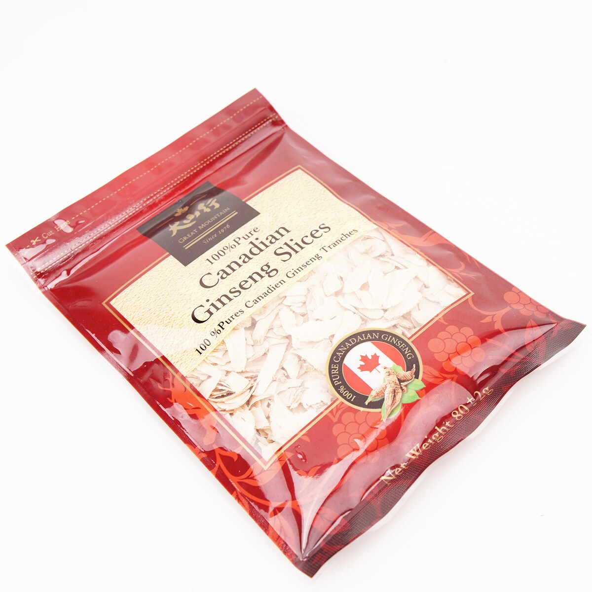 Great Mountain Canadian Ginseng Slices (80g) ｜ 大统华超级市场