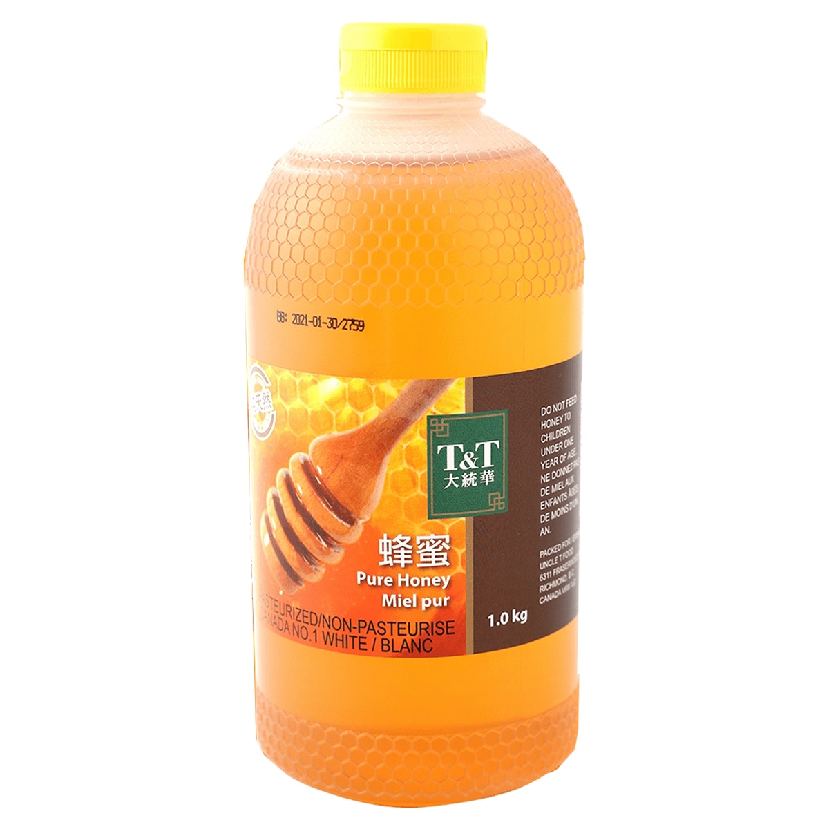 T&T Pure Honey - Large (1kg) ｜ 大统华超级市场