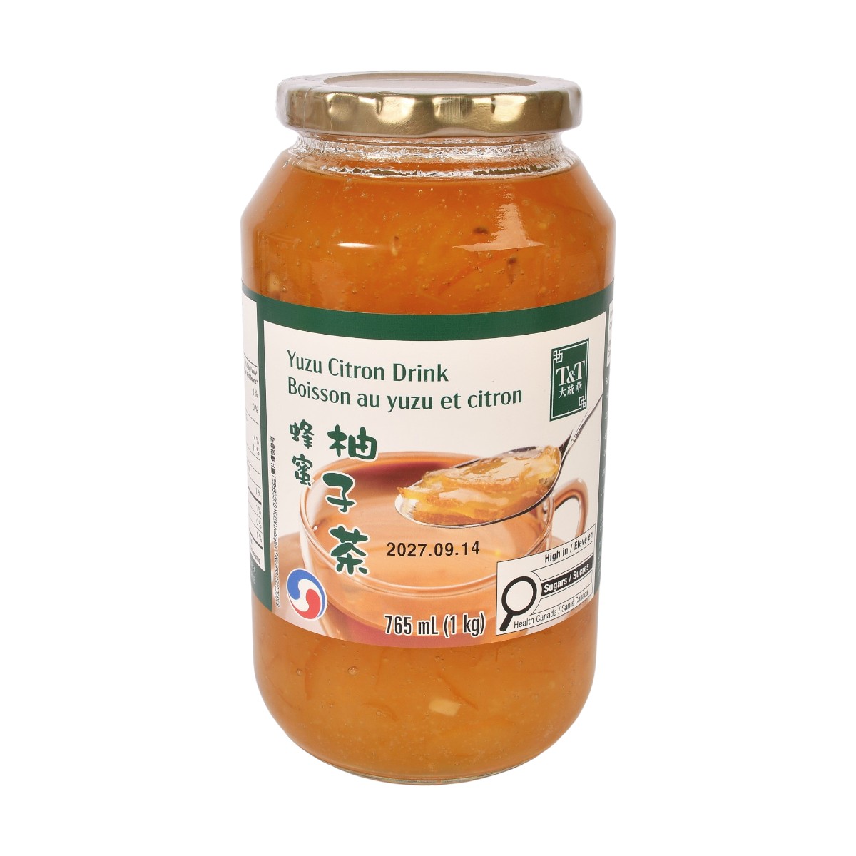 大统华韩国蜂蜜柚子茶(1kg) ｜ 大统华超级市场