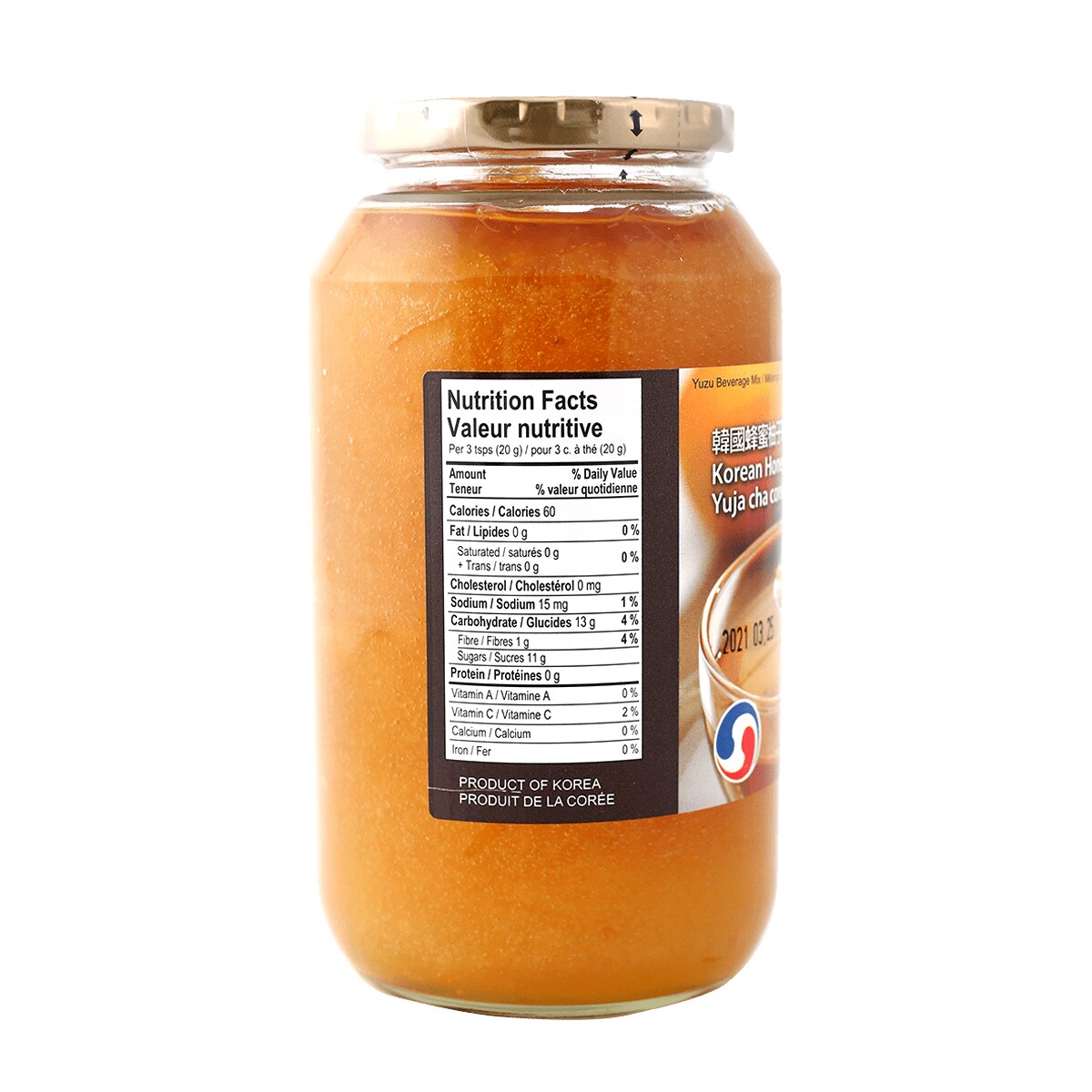 T&T Korean Honey Yuja Cha Citron Drink (1kg) ｜ 大統華超級市場