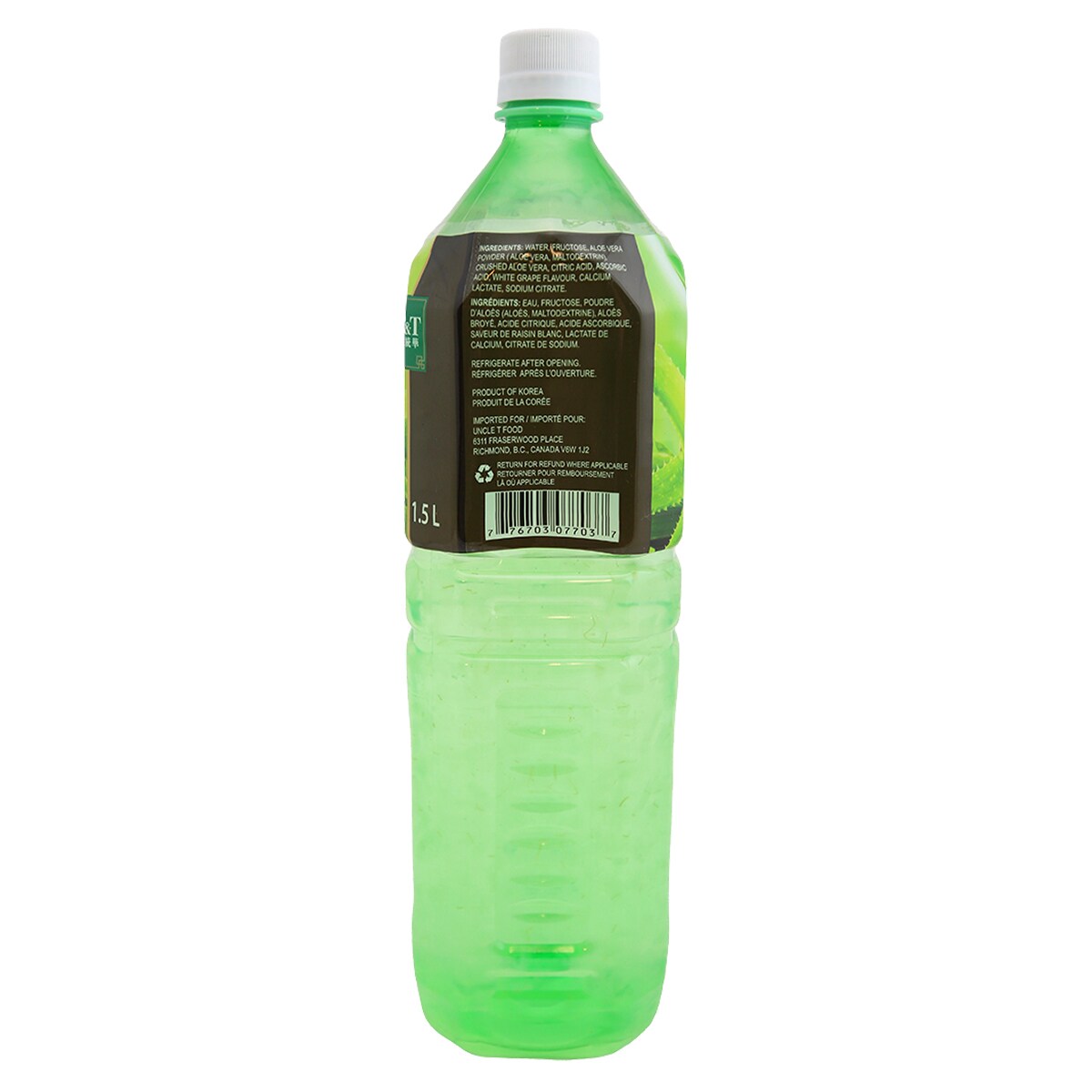 ＡＬＯＥです。 T&T 50% Less Sugar Aloe Vera Drink (1.5L) ｜ 大統華超級市場