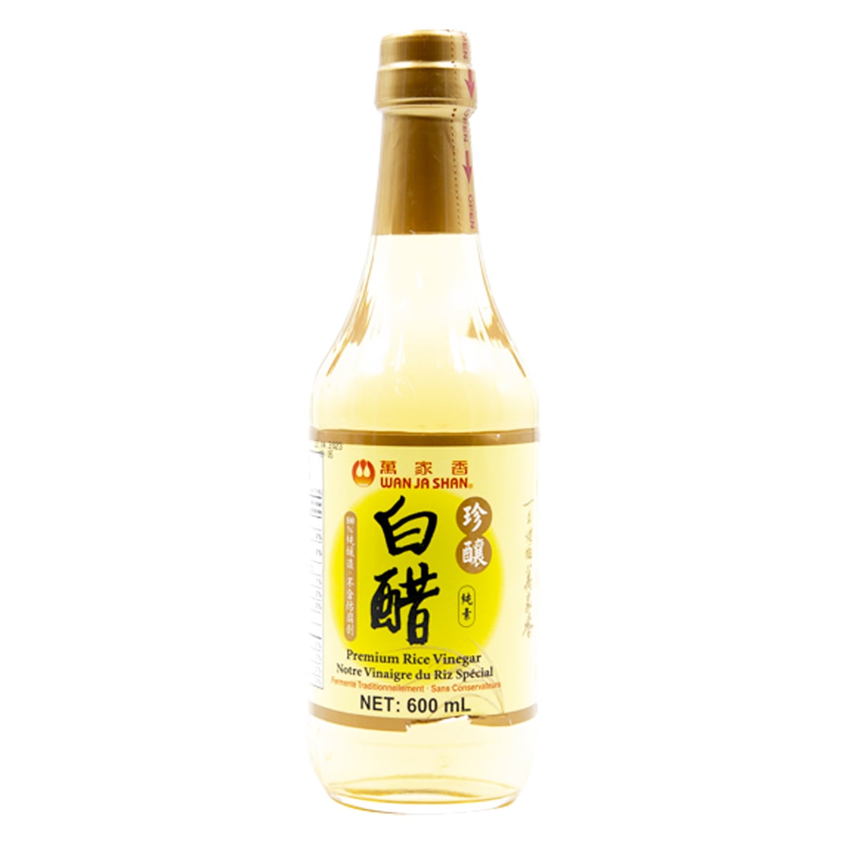 万家香珍酿白醋(600mL) ｜ 大統華超級市場