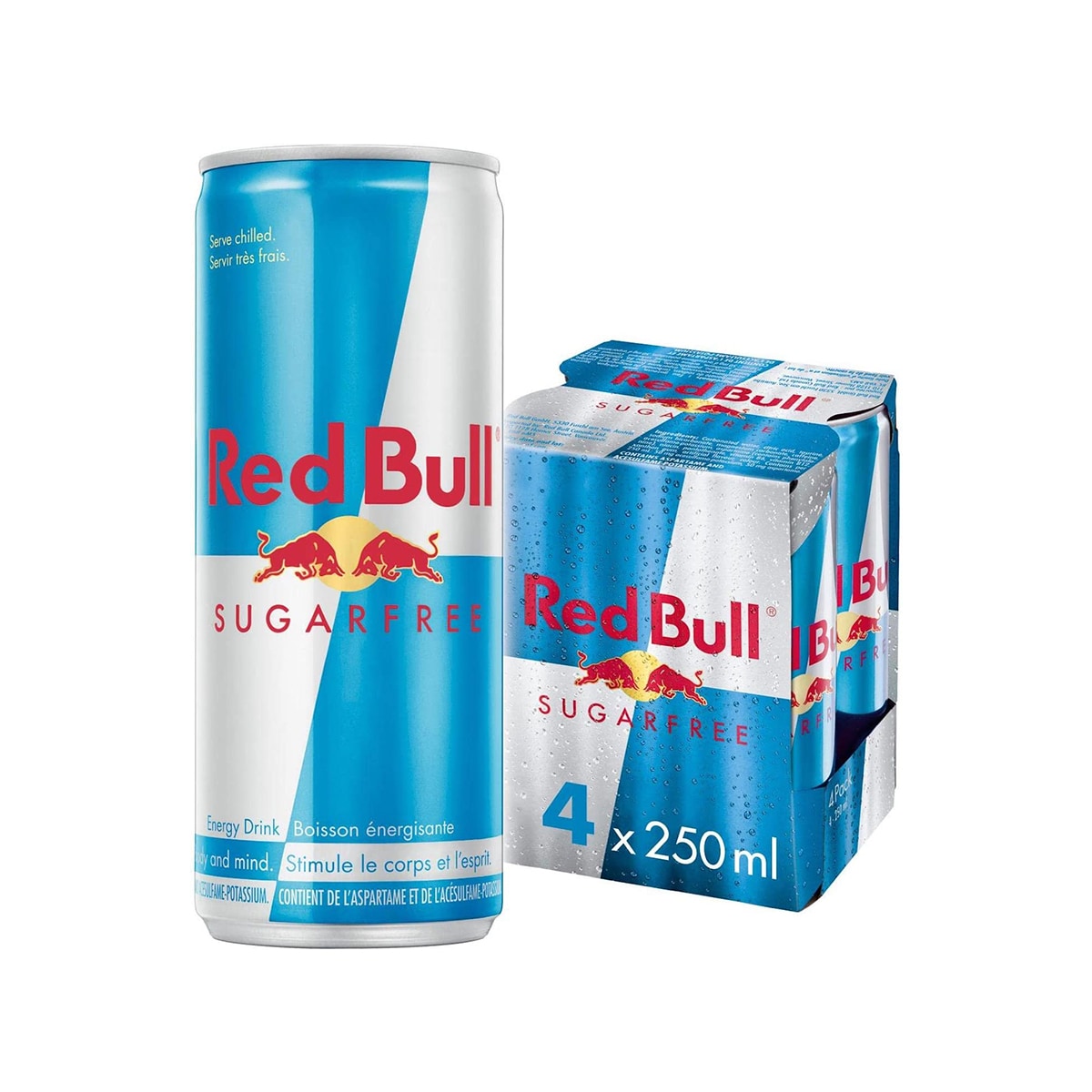 Yくんが凹ましたRedBullSugarfree250ml RED BULL SUGAR FREE 4 PACKS ｜ 大統華超級市場