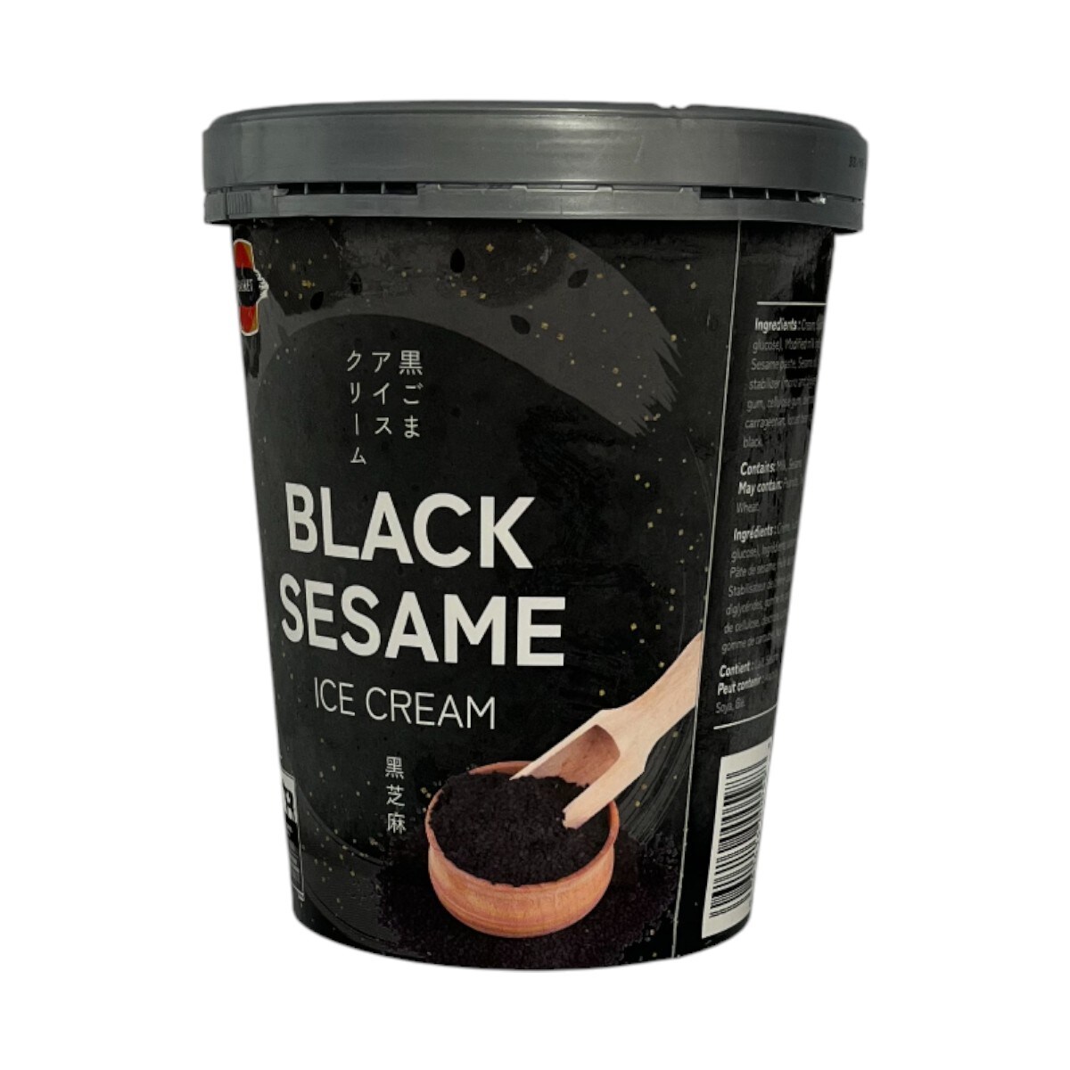 J-Basket Black Sesame Ice Cream (1L) ｜ 大统华超级市场