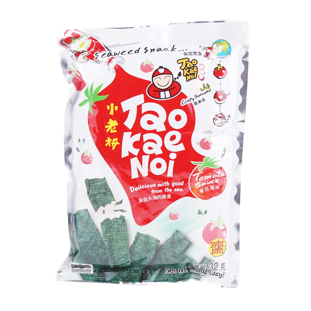 Tao Kae Noi Crispy Seaweed-Tomato Sauce (32g) ｜ 大統華超級市場