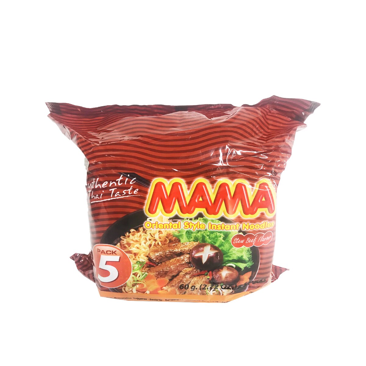 Mama Stew Beef Instant Noodle (60gx5) ｜ 大統華超級市場