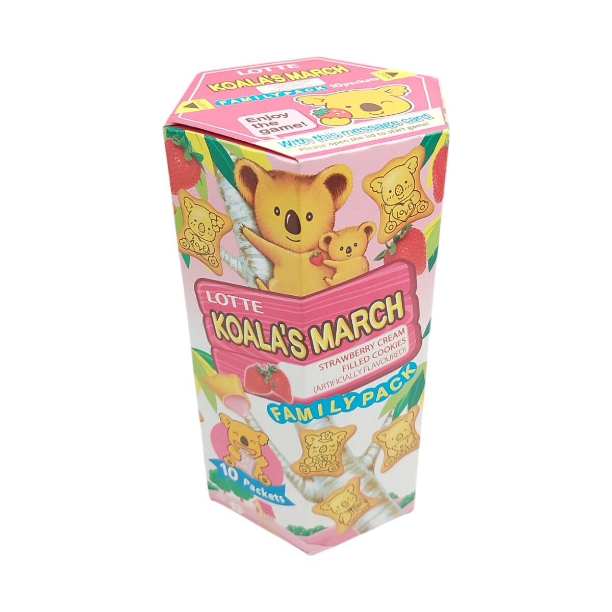 Lotte Strawberry Koala's March Bulk Pack (19.5gx10) ｜ T&T