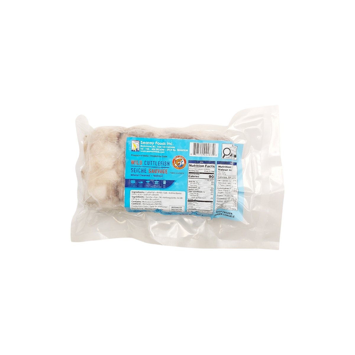 Frozen Baby Cuttlefish (400g) | T&T Supermarket