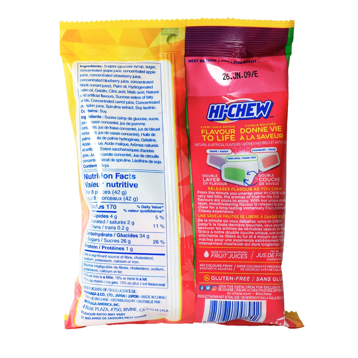 Morinaga Regular Mix Hi-Chew Candy (100g) ｜ 大统华超级市场