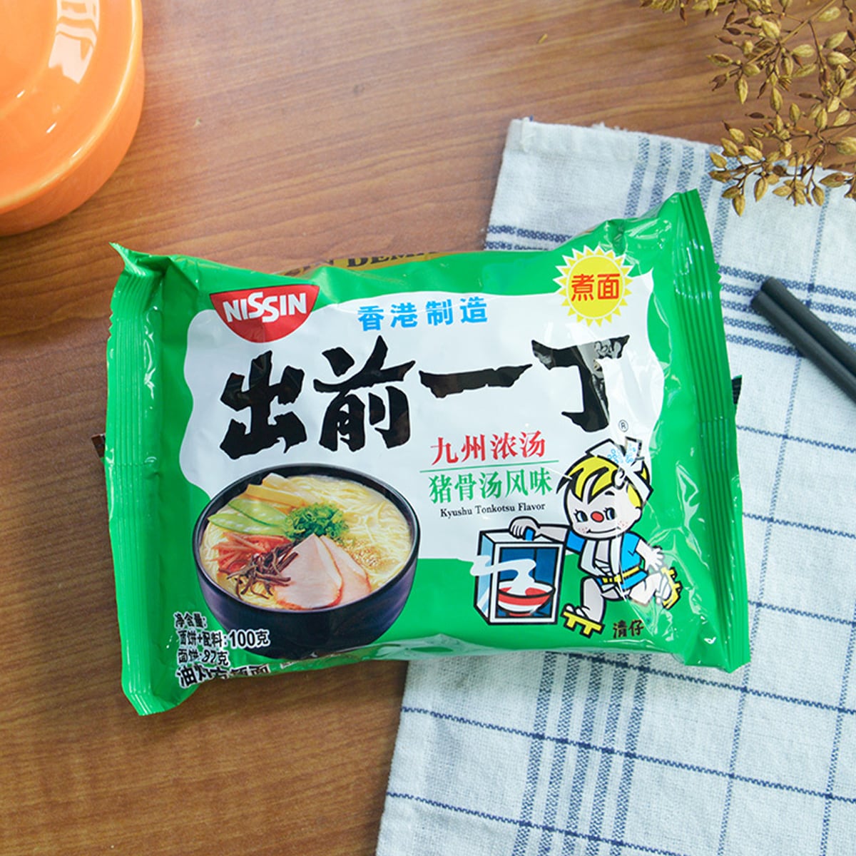 Nissin Tonkotsu Instant Noodle (100gx5x6) ｜ 大統華超級市場