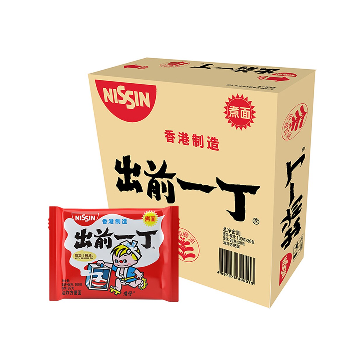Nissin Sesame Oil Instant Noodle (100gx5x6) | T&T Supermarket