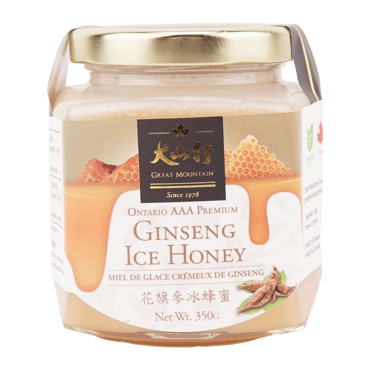 Miel Au Ginseng - Naturel, Pour L'énergie, L'appétit Et La Prise De Poids - Fabriqué En France