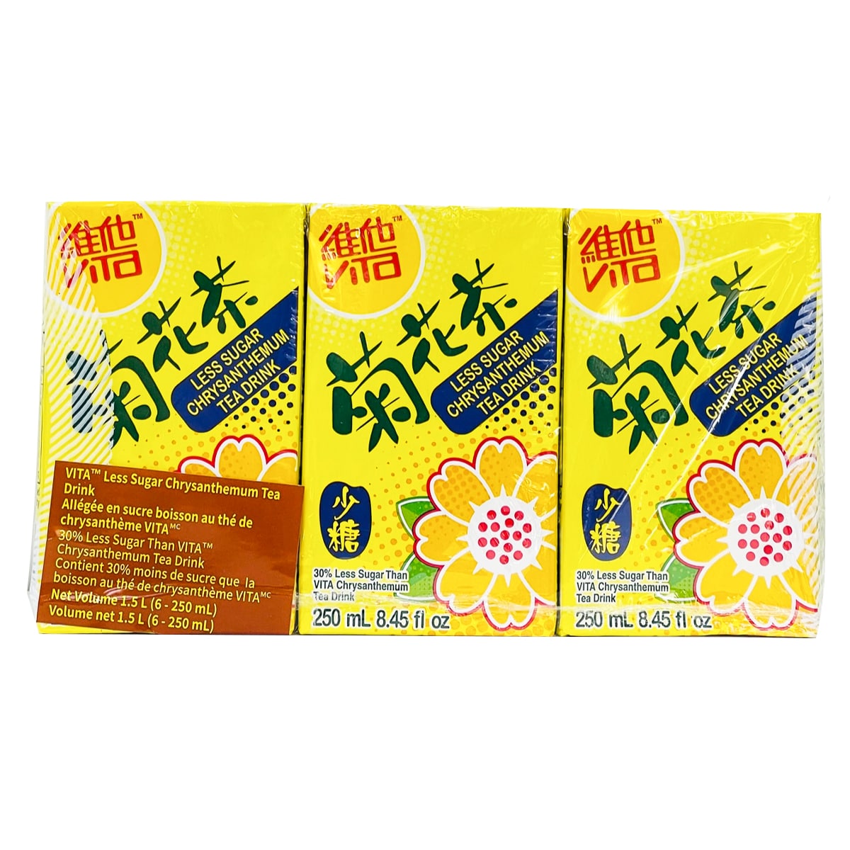 Vita Less Sugar Chrysanthemum Tea (250mLx6) | T&T Supermarket