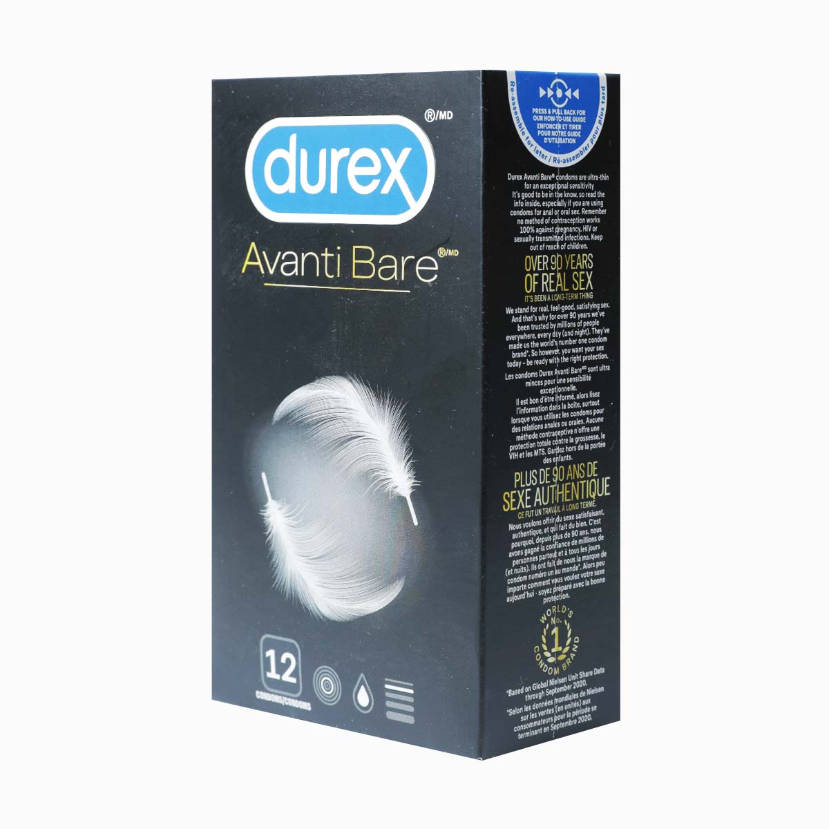 Durex Avanti Bare Sensitive Condom (12pcs) ｜ 大统华超级市场