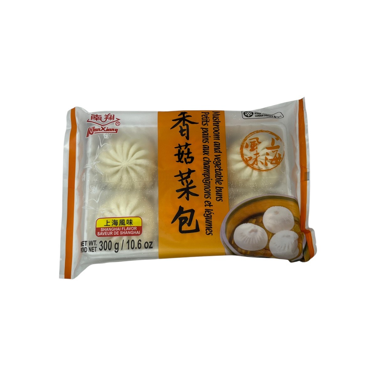 Nan Xiang Vegetable Mushroom Buns (300g) ｜ 大统华超级市场